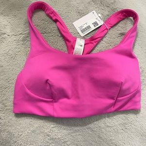 LULULEMON wonder train bra SONIC PINK